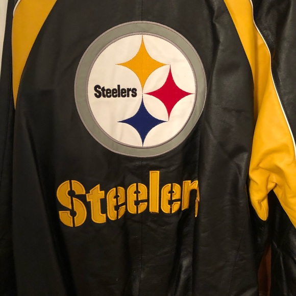 Steelers NFL leather jacket - Picture 4 of 7